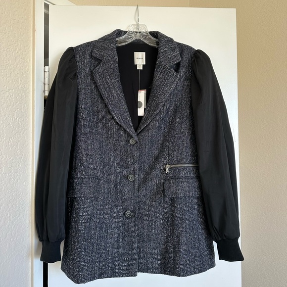 Maeve Jackets & Blazers - Maeve Black and Gray Blazer